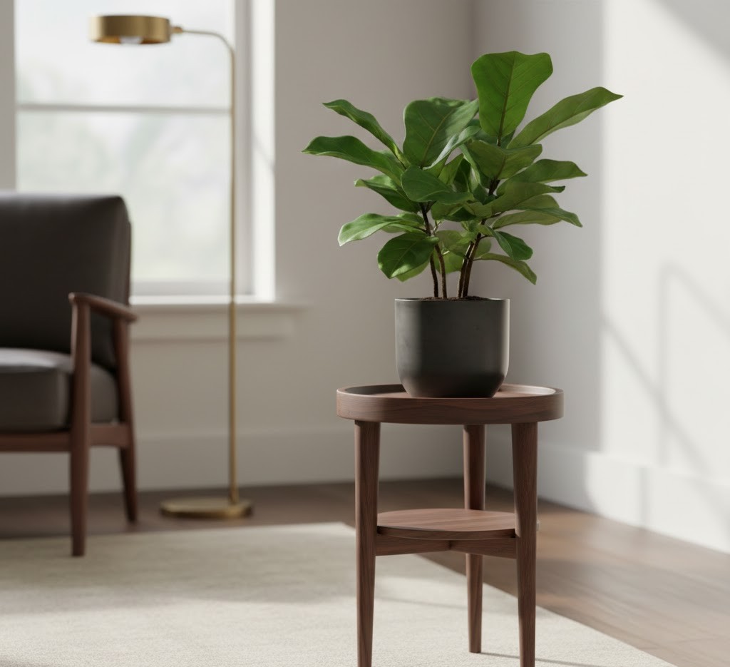 Walnoot plantenstandaard